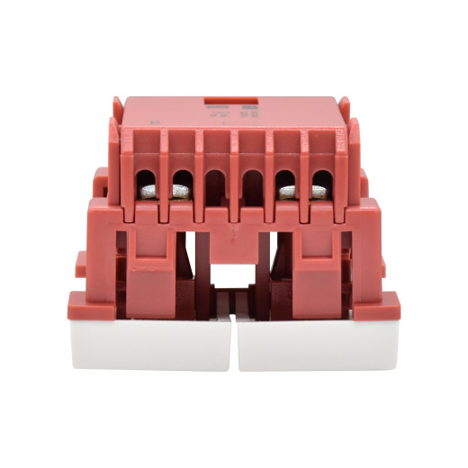 ВК1-22-00-П Выключатель двухклавишный (на 2 модуля) ПРАЙМЕР белый IEK