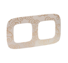 Legrand Valena ALLURE Нарцисс золото Рамка 2-ая.