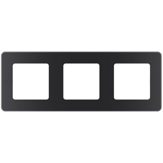 Рамка 3 поста - Legrand/Daccord Inspiria - антрацит
