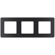 Рамка 3 поста - Legrand/Daccord Inspiria - антрацит
