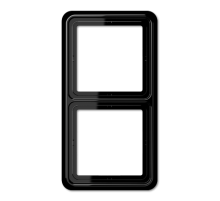 JUNG CD 500 Черная Рамка 2-ая