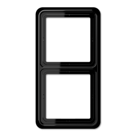 JUNG CD 500 Черная Рамка 2-ая