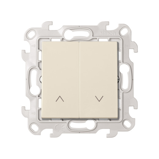 Выключатель жалюзи 10A 250В~ цвета слоновая кость S24 Harmonie