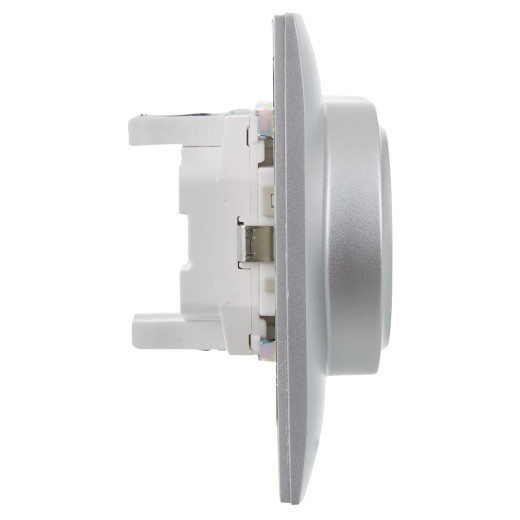 SKANDY Роз. 2-я с з/к/ш 16А в сб. SK-R07S сереб. IEK