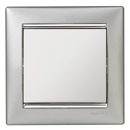 Выключатель одноклавишный - Legrand Valena - 10А 250В схема 1 безвинтовые зажимы - белый