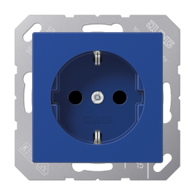 JUNG Штепсельная розетка SCHUKO 16A 250V~ синяя