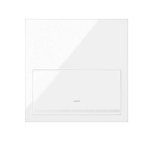 Simon 100 Белый глянец Кит 1 пост, фронт. 1 рамка «минимум» + 1 клавиша светорегулятора