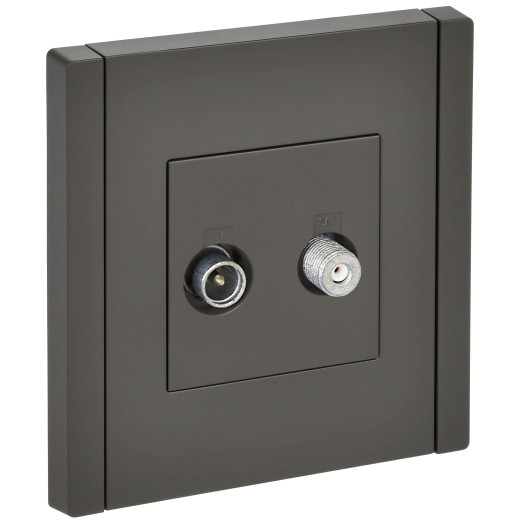 FORTE&PIANO Роз. двойная TV+SAT FP338 сер. IEK