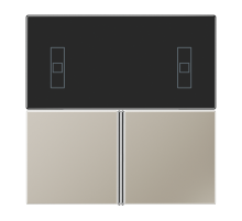 JUNG KNX LS 990 Edelstahl Комплект накладок терморегулятора