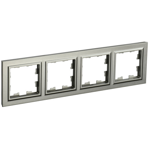 BRITE Рамка 4-мест. РУ-4-БрШ шамп. IEK