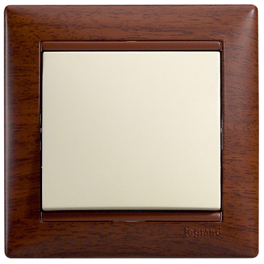 Рамка 1 пост - Legrand Valena - тонированное дерево