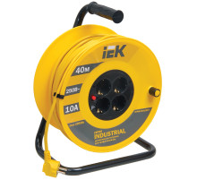 IEK Катушка УК40 с т/з 4 места 2Р+PЕ/40м 3х1,0 мм2 