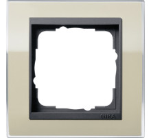 Gira Event Clear Песочный/Антрацит Рамка 1-ая