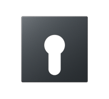 JUNG Крышка для выключателя с замком матовый антрацит