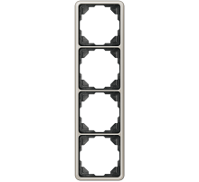 JUNG CD 500 Платина Рамка 4-ая