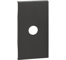 BT Living now Черный Лицевая панель для TV розеток и каб выводов с 1 отверстием 2 мод.