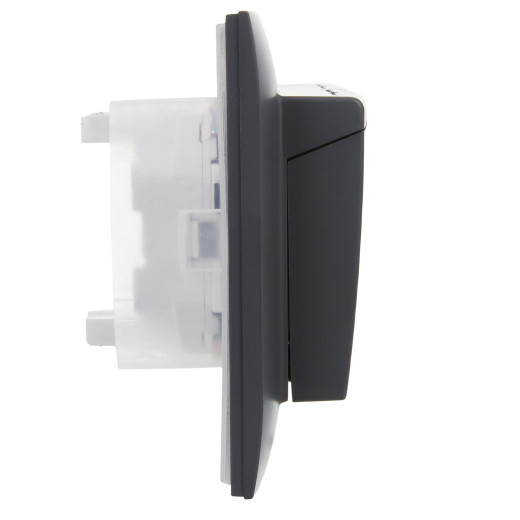 SKANDY Роз. 2-я с кр. 16А в сб IP44 SK-R12T титан IEK