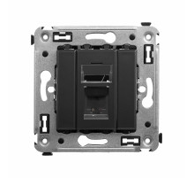 DKC Avanti Телефонная розетка RJ-12 в стену одинарная, 