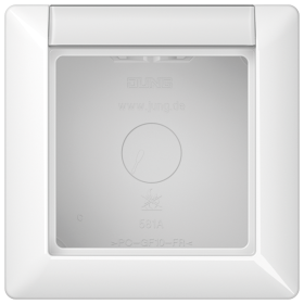 JUNG Коробка для накладного монтажа 1-кратная белая