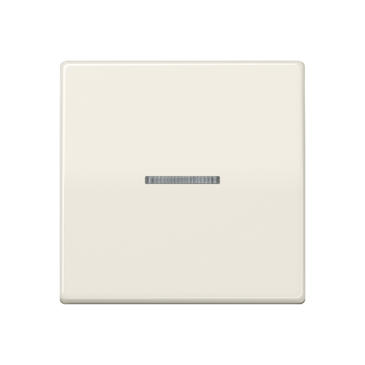 Клавиша для балансирного выключателя с окошком для подсветки, термопласт, слоновая кость