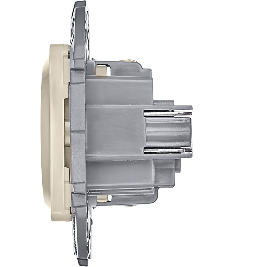 Розетка с заземлением - Legrand/Daccord Inspiria - без шторок 16А 250В винтовые зажимы - слоновая кость