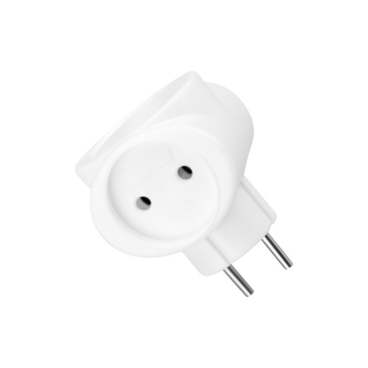 Тройник электрический 6А б/з белый 220 В REXANT