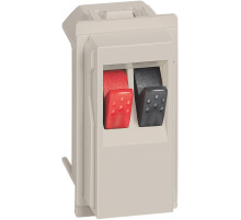 BT Living now Песочный Механизм Розетка для аудиоколонок стерео 1 мод.