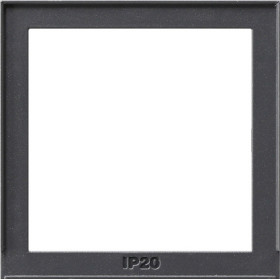 Gira TX-44 Антрацит Адаптерная рамка для приборов S-55 с накладкой 50x50 мм