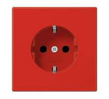 JUNG SCHUKO розетка, красный