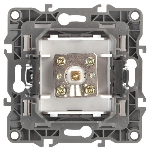 12-3101-15 ЭРА Розетка TV одиночная, IP20, Эра12, перламутр (10/100/3000)