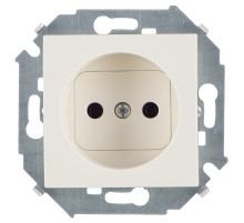Simon 15 Бежевая Розетка б/з, 16А, 250В, винт.зажим