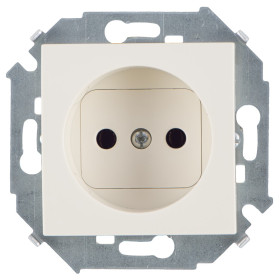 Simon 15 Бежевая Розетка б/з, 16А, 250В, винт.зажим