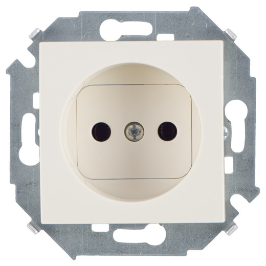 Simon 15 Бежевый Розетка 2P, 16А, 250В, винт.заж.