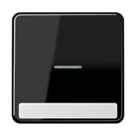 JUNG CD 500/CD plus Черная Клавиша 1-ая с/п с полем для надписи