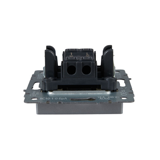 BRITE Выключ. 1-кл. 10А ВС10-1-0-БрА алюм. IEK