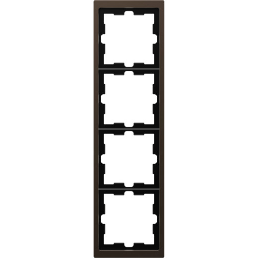 MERTEN D-Life РАМКА 4-постовая, МОККО