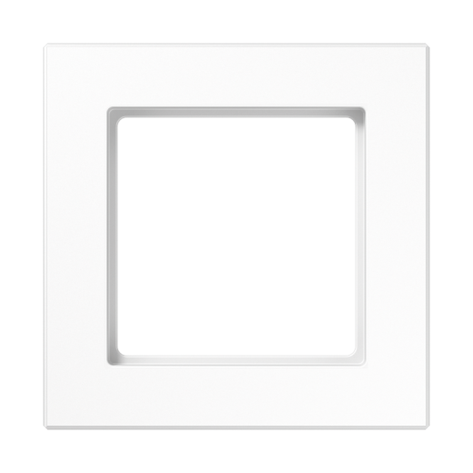 Рамка для вертикальной и горизонтальной установки, 1 пост, дюропласт, белый, A CREATION