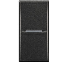 BT Axolute Антрацит Axial Переключатель перекрёстный 16А 1 мод.