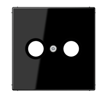 JUNG LS 990 Черная Накладка TV-FM розетки