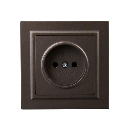 BRITE Роз. без з/к/ш 10А в сб. РСР10-1-0-БрТБ бр. IEK