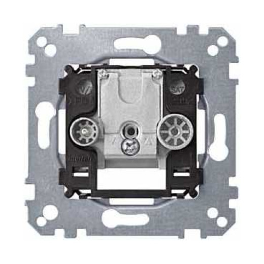 MERTEN МЕХАНИЗМ ДВОЙНОЙ РОЗЕТКИ TV+FM оконечная