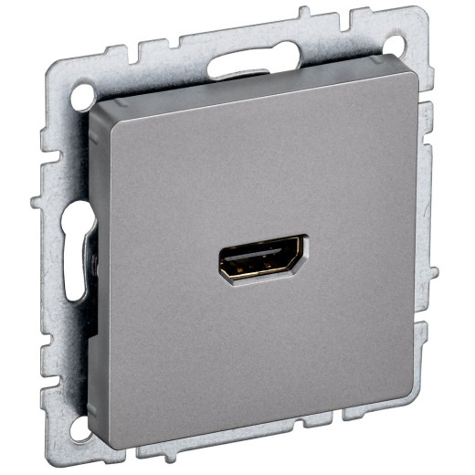 BRITE Роз. HDMI РHDMI-0-БрС сталь IEK