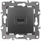 Розетка ЭРА Серия 12 12-3114-12 HDMI IP20 графит