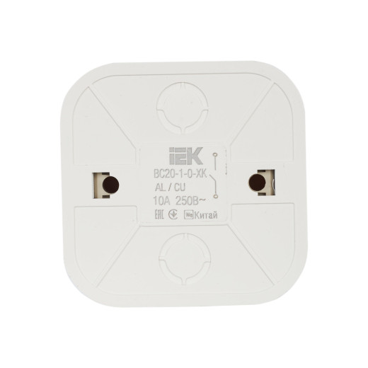 GLORY Выключ. 1-кл. о/у 10А ВС20-1-0-ХК крем. IEK