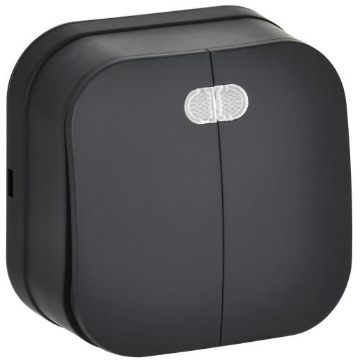 GLORY Выключ. 2-кл. с инд. о/у 10А ВС20-2-1-ХЧм черн. м. IEK