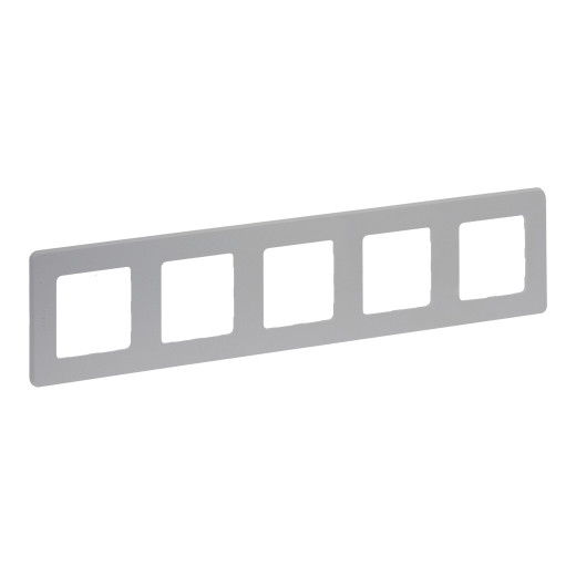 Рамка 5 постов - Legrand/Daccord Inspiria - алюминий