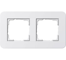 Gira E3 Белый глянцевый Рамка 2-ая