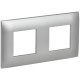 SKANDY Рамка 2-мест. SK-F02S сереб. IEK