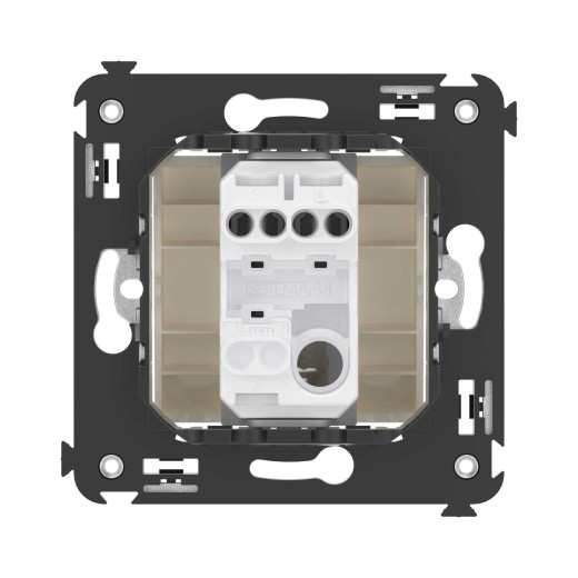 Кнопка одноклавишная в стену, Avanti, ванильная дымка