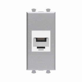 DKC Avanti Телефонная розетка RJ-12 без шторки модульная, 